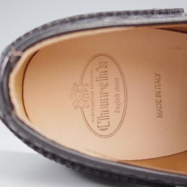 未使用★チャーチ(レディース) SIZE 38【定価￥160,600-★バーウッド/BURWOOD WG】ポリッシュドバインダーカーフ/黒/Church's★i954