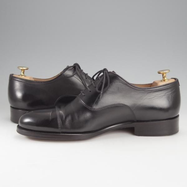 極美品★(スペイン製)マグナーニ SIZE 40【ボロネーゼ製法★ストレートチップ/21599】カーフ/黒/メンズ/MAGNANNI★i955