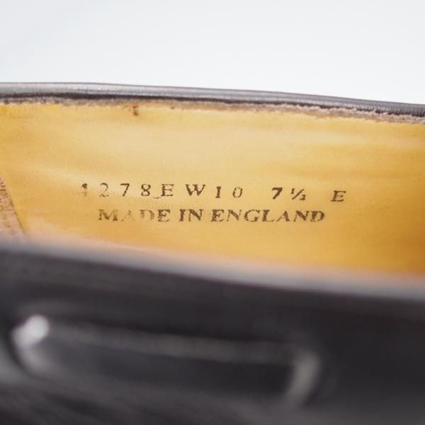 ★ロイドフットウェア 7.5E【ダイナイトソール仕様★(英)BARKER製/バーカー】Vシリーズ/ タッセルローファー/黒/Lloyd Footwear★i956