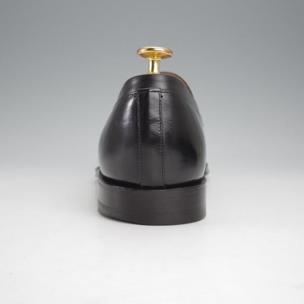 ★CALMANTHOLOGY/カルマンソロジー UK8【定価￥106,700-★ローファー/A4328】スリッポン/カーフ/黒/メンズ★i959