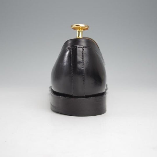 ★CALMANTHOLOGY/カルマンソロジー UK8【定価￥106,700-★ローファー/A4328】スリッポン/カーフ/黒/メンズ★i959