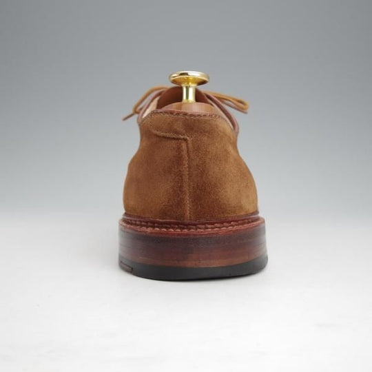 極上★オールデン 8.5D【貴重★(米)Carroll＆Co別注/バリーラスト/29336F】プレーントゥ/スエード/茶/アンライニング/Alden★i960