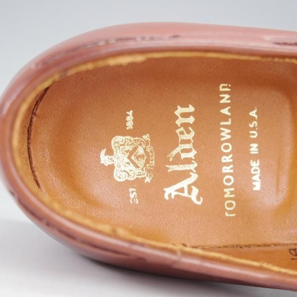 Alden オールデン Tomorrowland トゥモローランド　別注 茶シボプレーントゥが欲しくて（ALDEN TOMORROWLAND別注N3405