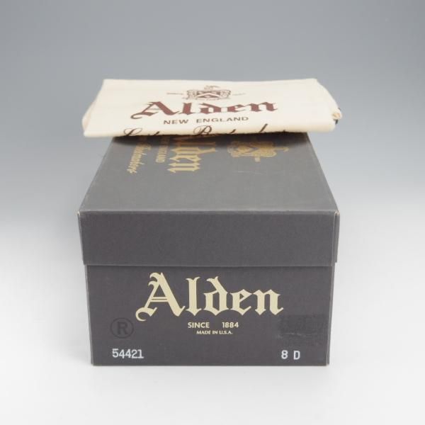 極上★オールデン 8D【定価￥114,400-★モディファイドラスト/54421/Vチップ】カーフ/茶/タン/メンズAlden★i962