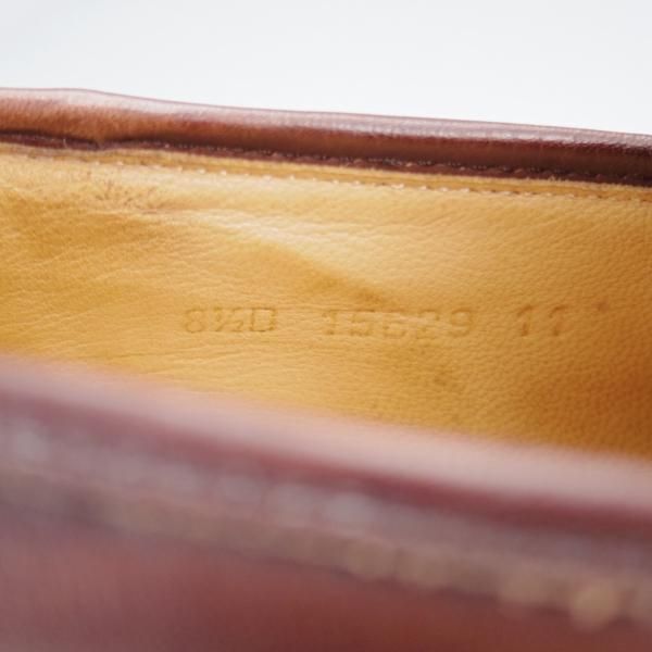 ★パラブーツ SIZE 8.5【貴重★フォック仕様(アザラシの毛皮)/ランス/REIMS】コインローファー/リスレザー/濃茶/Paraboot★i975