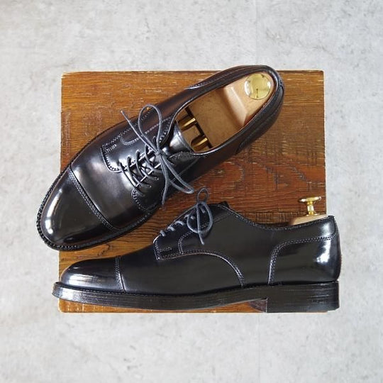 極美品★オールデン 6D【現行定価18万円程度★コードバン仕様/アバディーンラスト】2161/ストレートチップ/黒/メンズ/Alden★i976