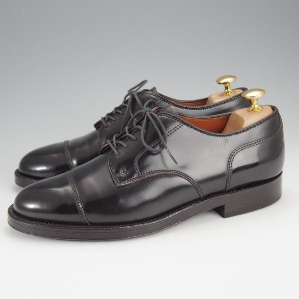 極美品★オールデン 6D【現行定価18万円程度★コードバン仕様/アバディーンラスト】2161/ストレートチップ/黒/メンズ/Alden★i976