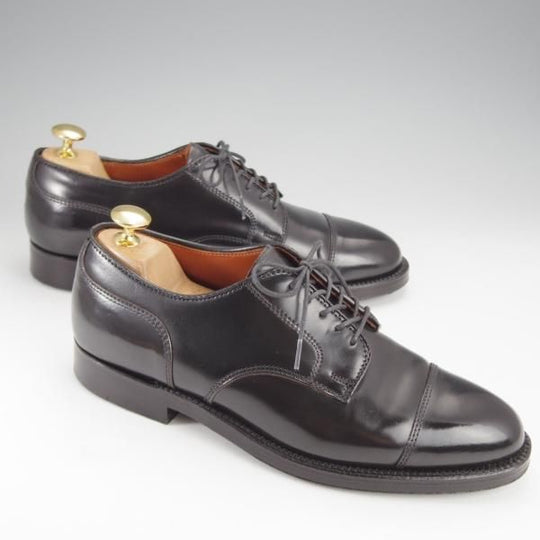 極美品★オールデン 6D【現行定価18万円程度★コードバン仕様/アバディーンラスト】2161/ストレートチップ/黒/メンズ/Alden★i976