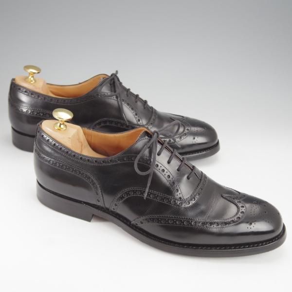 極上★チャーチ 70F/UK7【現行定価￥176,000-★100ラスト/CHETWYND/チェットウインド】フルブローグ/カーフ/黒/メンズ/Church's★i978