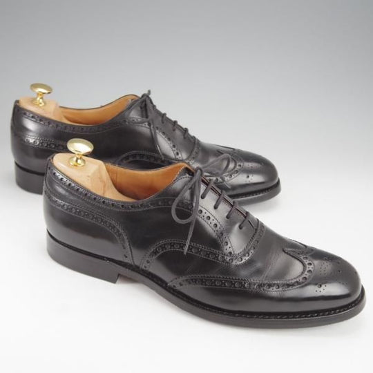 極上★チャーチ 70F/UK7【現行定価￥176,000-★100ラスト/CHETWYND/チェットウインド】フルブローグ/カーフ/黒/メンズ/Church's★i978