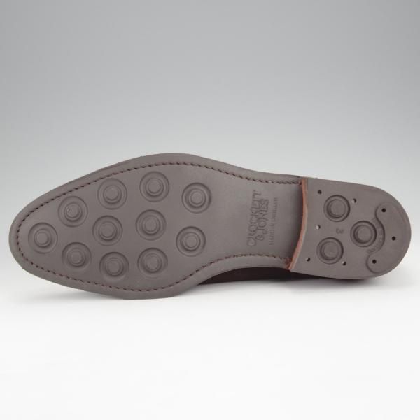 ほぼ試着程度★クロケット&ジョーンズ 6.5E【定価￥81,400-★ダイナイトソール/CHELSEA 8】サイドゴアブーツ/濃茶/Crockett&Jones★i979