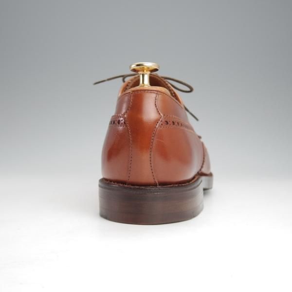 極上★クロケット&ジョーンズ 9D【貴重★トレーディングポスト別注/HEREFORD】フルブローグ/カーフ/茶/メンズ/Crockett&Jones★i980