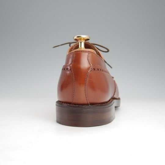 極上★クロケット&ジョーンズ 9D【貴重★トレーディングポスト別注/HEREFORD】フルブローグ/カーフ/茶/メンズ/Crockett&Jones★i980