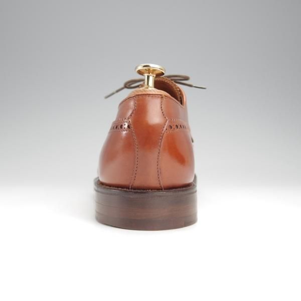 極上★クロケット&ジョーンズ 9D【貴重★トレーディングポスト別注/HEREFORD】フルブローグ/カーフ/茶/メンズ/Crockett&Jones★i980