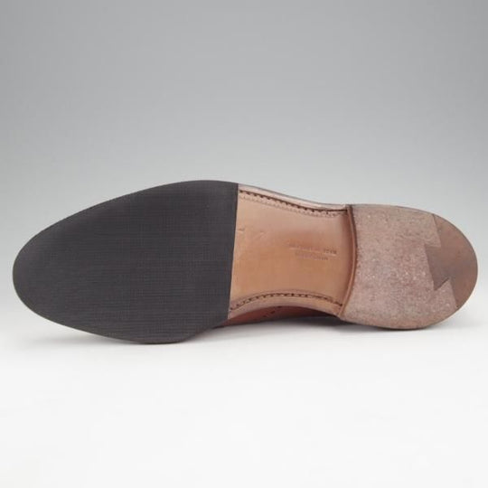 極上★クロケット&ジョーンズ 9D【貴重★トレーディングポスト別注/HEREFORD】フルブローグ/カーフ/茶/メンズ/Crockett&Jones★i980