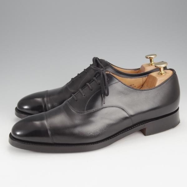 極上★チャーチ 80F/UK8【現行定価￥176,000-★コンサル/CONSUL】173ラスト/ストレートチップ/カーフ/黒/メンズ/Church's★i981