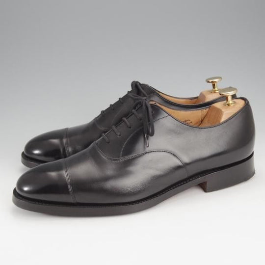 極上★チャーチ 80F/UK8【現行定価￥176,000-★コンサル/CONSUL】173ラスト/ストレートチップ/カーフ/黒/メンズ/Church's★i981