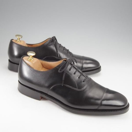 極上★チャーチ 80F/UK8【現行定価￥176,000-★コンサル/CONSUL】173ラスト/ストレートチップ/カーフ/黒/メンズ/Church's★i981