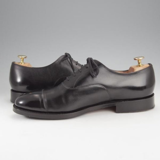 極上★チャーチ 80F/UK8【現行定価￥176,000-★コンサル/CONSUL】173ラスト/ストレートチップ/カーフ/黒/メンズ/Church's★i981