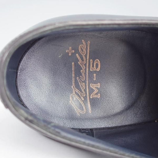 極上★OTSUKA+ M-5/オーツカ SIZE 25.5【定価￥88,000-★ストレートチップ/M5-600】カーフ/黒/メンズ★i983