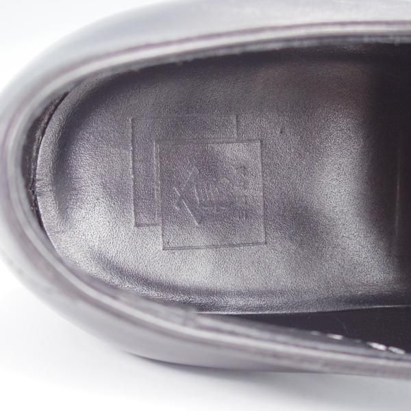 美品★三陽山長 SIZE 8【定価￥80,300-★弦六郎/R2010ラスト】パンチドキャップトゥ/カーフ/黒/メンズ/SanyoYamacho★i985