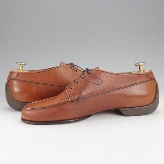 未使用★(伊)タニノクリスチー SIZE 8【デッドストック品★モカシン/Uチップ/122912】グレインレザー/茶/メンズ/TANINO CRISCI★i986