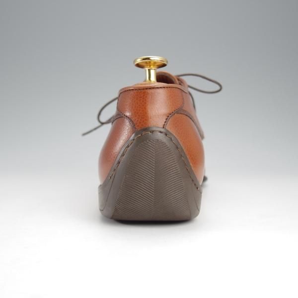 未使用★(伊)タニノクリスチー SIZE 8【デッドストック品★モカシン/Uチップ/122912】グレインレザー/茶/メンズ/TANINO CRISCI★i986