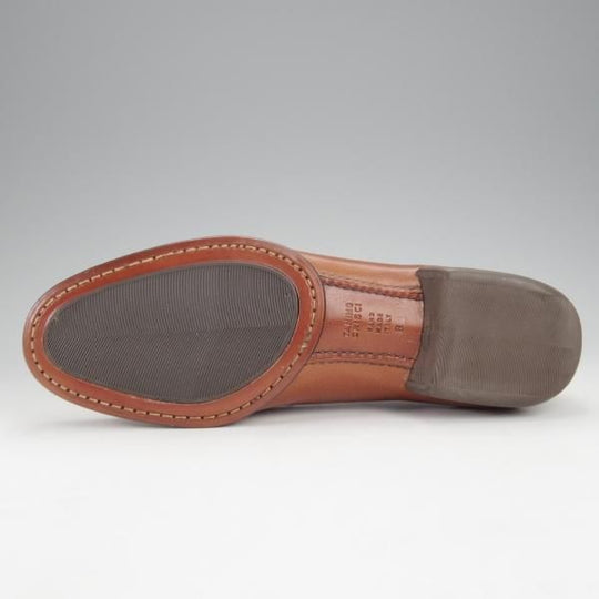 未使用★(伊)タニノクリスチー SIZE 8【デッドストック品★モカシン/Uチップ/122912】グレインレザー/茶/メンズ/TANINO CRISCI★i986