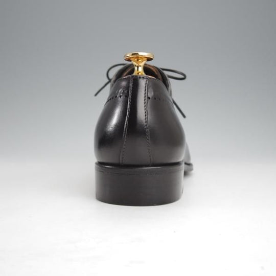 極上★(伊)タニノクリスチー SIZE 6.5【定価￥241,500-★最後期のオックスフォードシューズ/シャドウステッチ】黒/TANINO CRISCI★i988