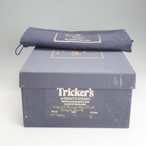 極上★トリッカーズ SIZE 7【ダイナイトソール仕様★カントリーブーツ/SHIPS別注】m7484/カーフ/黒/シップス/メンズ/Tricker's★i989