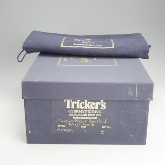 極上★トリッカーズ SIZE 7【ダイナイトソール仕様★カントリーブーツ/SHIPS別注】m7484/カーフ/黒/シップス/メンズ/Tricker's★i989