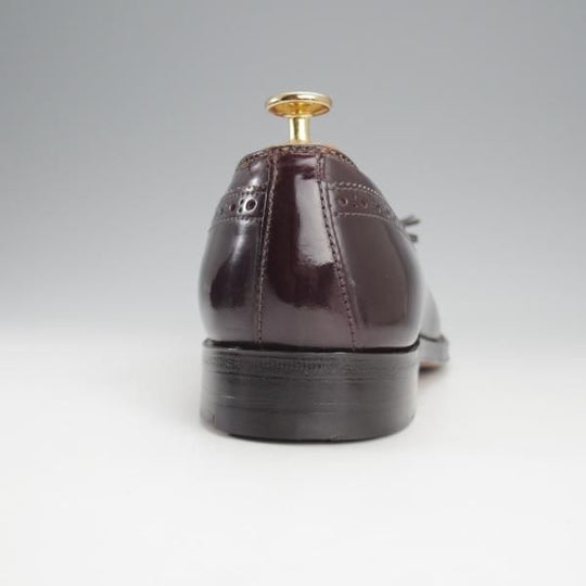 極美品★オールデン 8.5D【現行定価17万円程度★コードバン仕様/ユナイテッドアローズ別注】3905/タッセルローファー/赤茶/Alden★i990