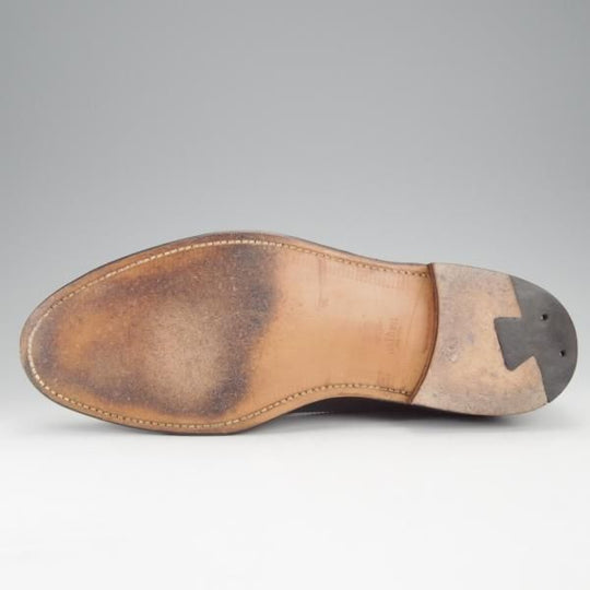 極美品★オールデン 8.5D【現行定価17万円程度★コードバン仕様/ユナイテッドアローズ別注】3905/タッセルローファー/赤茶/Alden★i990