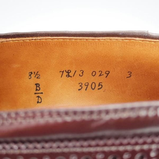 極美品★オールデン 8.5D【現行定価17万円程度★コードバン仕様/ユナイテッドアローズ別注】3905/タッセルローファー/赤茶/Alden★i990