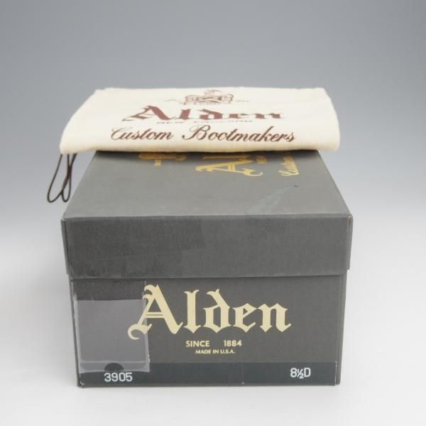 極美品★オールデン 8.5D【現行定価17万円程度★コードバン仕様/ユナイテッドアローズ別注】3905/タッセルローファー/赤茶/Alden★i990