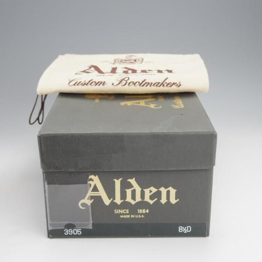 極美品★オールデン 8.5D【現行定価17万円程度★コードバン仕様/ユナイテッドアローズ別注】3905/タッセルローファー/赤茶/Alden★i990