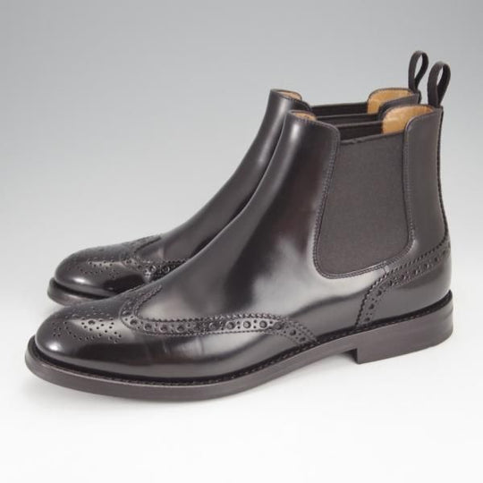 極美品★チャーチ(レディース) SIZE 36【定価￥163,900-★KETSBY WG/サイドゴアブーツ】ポリッシュドバインダーカーフ/黒/Church's★i993
