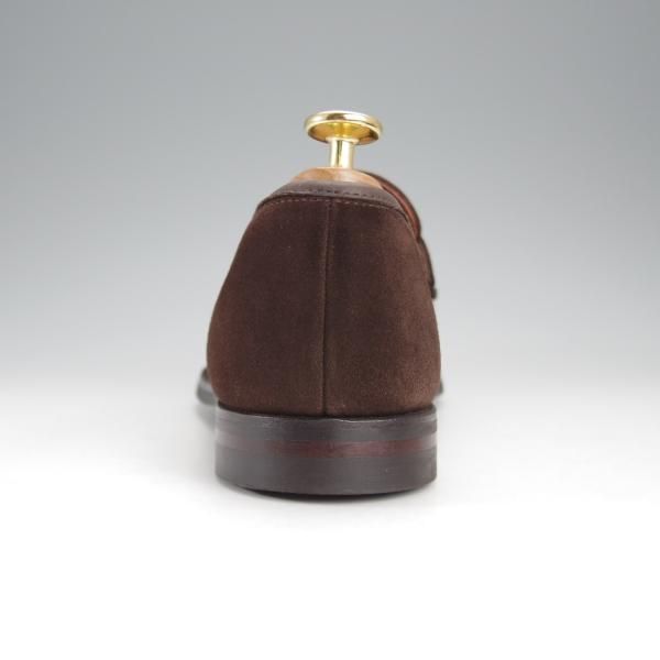 極美品★クロケット&ジョーンズ 6E【定価￥86,900-★HARVARD 2/ハーバード】コインローファー/376ラスト/濃茶/Crockett&Jones★i995