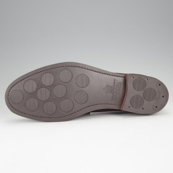 極美品★クロケット&ジョーンズ 6E【定価￥86,900-★HARVARD 2/ハーバード】コインローファー/376ラスト/濃茶/Crockett&Jones★i995