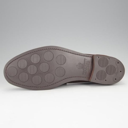 極美品★クロケット&ジョーンズ 6E【定価￥86,900-★HARVARD 2/ハーバード】コインローファー/376ラスト/濃茶/Crockett&Jones★i995