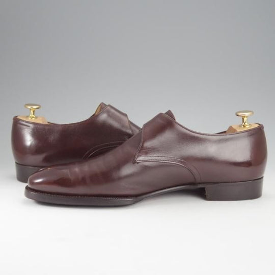 ★(伊)エンツォ・ボナフェ SIZE 8.5【ハンドソーンウェルテッド製法★B.R.SHOP別注/モンクストラップ】カーフ/濃茶/Enzo Bonafe★i996