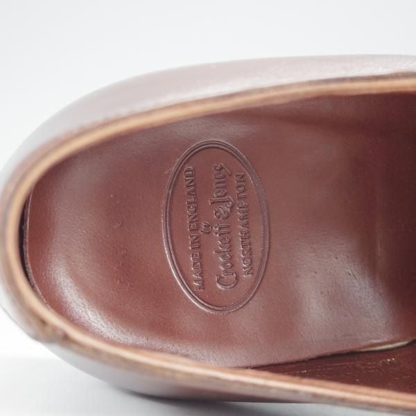 極上★クロケット&ジョーンズ 7D【定価￥105,600-★ハンドグレードライン/BELGRAVE】パンチドキャップトゥ/濃茶/Crockett&Jones★i998
