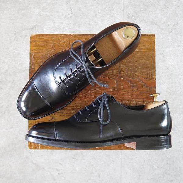 極美品★チャーチ 70F/UK7【現行定価￥160,600-★CONSUL/コンサル/100ラスト】大丸別注/ストレートチップ/カーフ/黒/Church's★i999