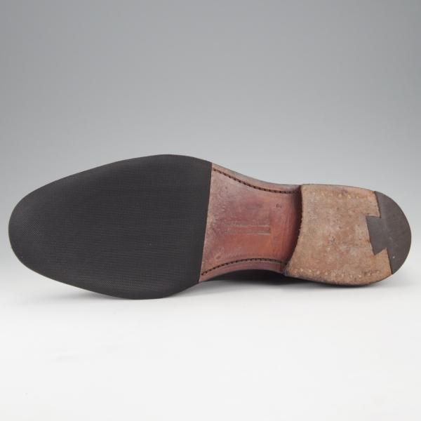 ★チャーチ 80F/UK8【貴重★002ラスト/サイドゴアブーツ】Runcorn/4都市ロゴ/カーフ/黒/メンズ/Church's★j002