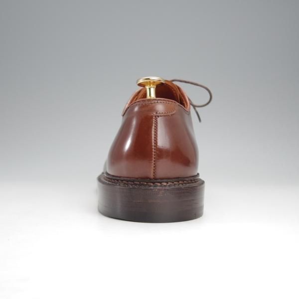 極美品★オールデン 7D【貴重★ラベロ色/コードバン/9900/(韓国)unipair別注】茶/バリーラスト/プレーントゥ/メンズ/Alden★j003