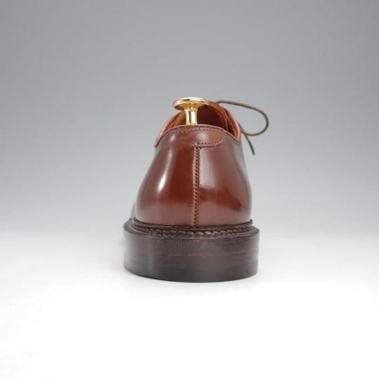 極美品★オールデン 7D【貴重★ラベロ色/コードバン/9900/(韓国)unipair別注】茶/バリーラスト/プレーントゥ/メンズ/Alden★j003