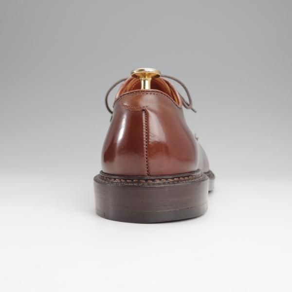 極美品★オールデン 7D【貴重★ラベロ色/コードバン/9900/(韓国)unipair別注】茶/バリーラスト/プレーントゥ/メンズ/Alden★j003