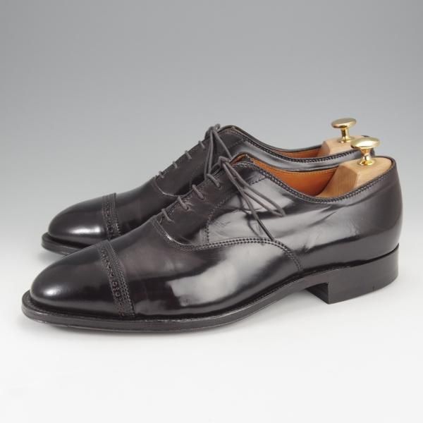 ★オールデン 9.5E【現行定価17万円程度★コードバン仕様/ハンプトンラスト】9016/パンチドキャップトゥ/黒/メンズ/Alden★j004