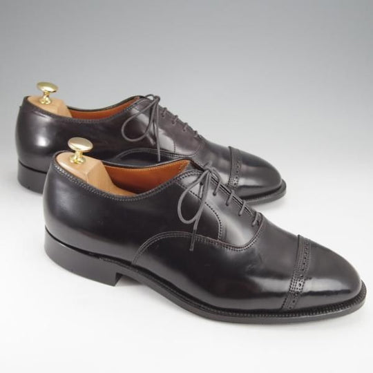 ★オールデン 9.5E【現行定価17万円程度★コードバン仕様/ハンプトンラスト】9016/パンチドキャップトゥ/黒/メンズ/Alden★j004