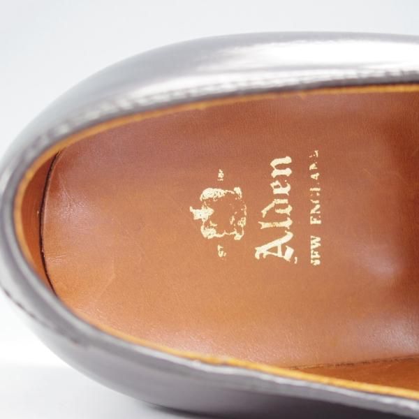 ★オールデン 9.5E【現行定価17万円程度★コードバン仕様/ハンプトンラスト】9016/パンチドキャップトゥ/黒/メンズ/Alden★j004